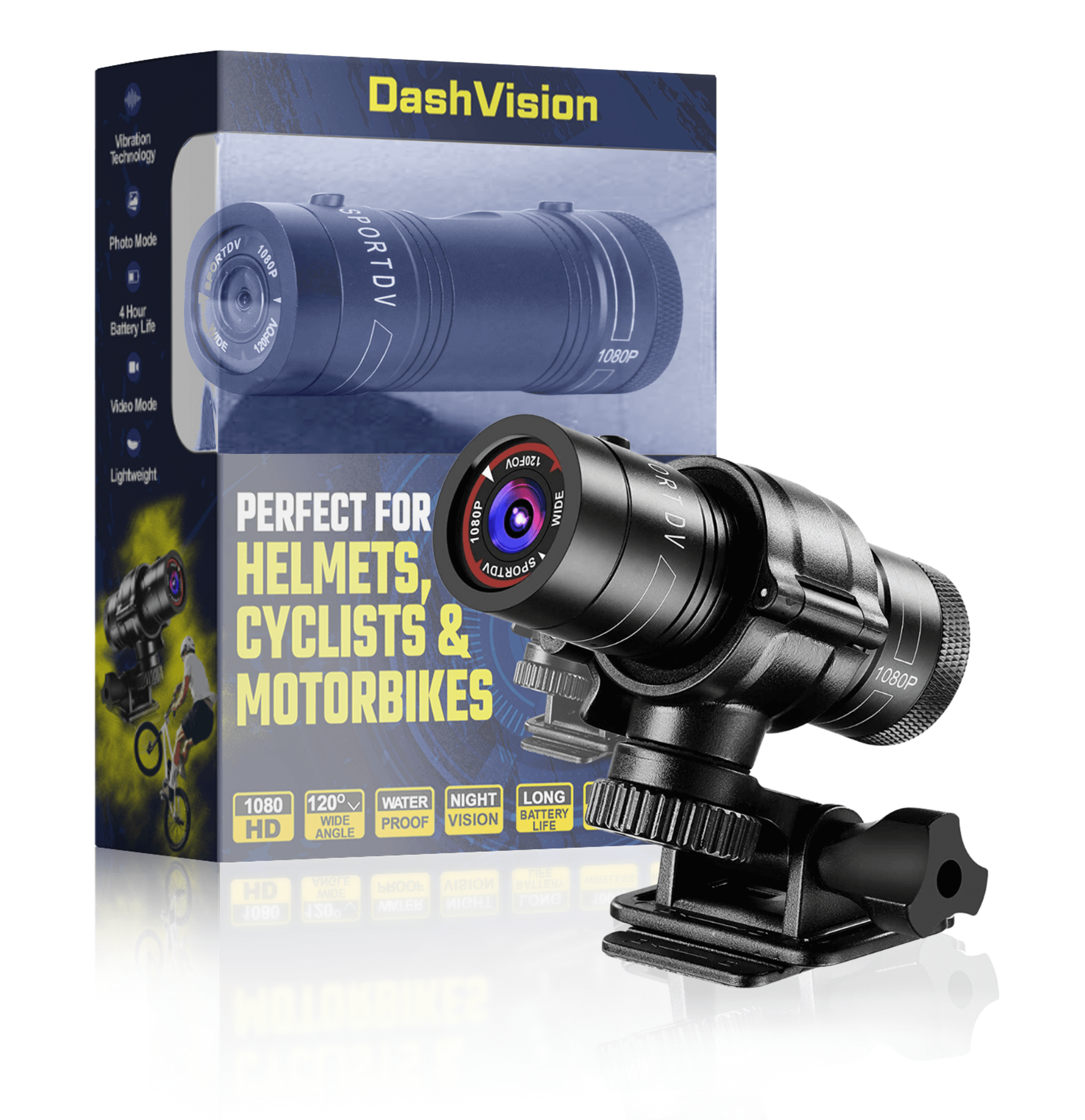 Dashcam Action (For Cyclists & Motorbikes) | Dash Vision